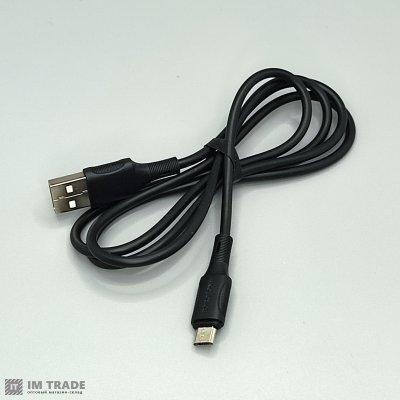 Кабель USB / micro USB 1м BOROFONE BX80 black
