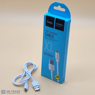 Кабель USB / micro USB 1м Hoco X1