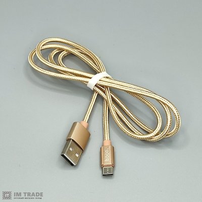 Кабель USB / micro USB 1м Hoco X2 Rapid (ткань)