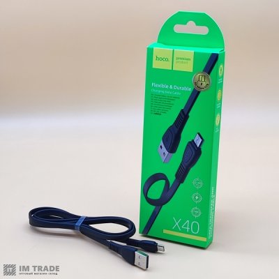 Кабель USB / micro USB 1м Hoco X40 Noah