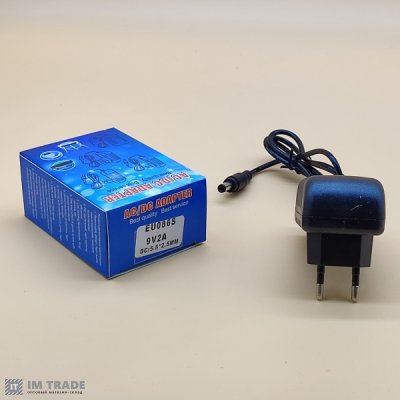 зарядка мережна  9V 2A ( 5,5мм)