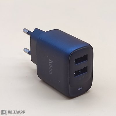 СЗУ Hoco C141A Smart (2USB) 2.1 чорний