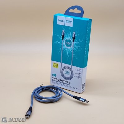 кабель Type-C to Type-C HOCO X50 Exquisito 100W 1м