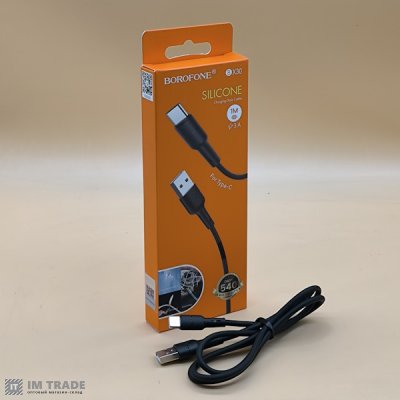Кабель USB / TYPE-C  1м BOROFONE BX30 black