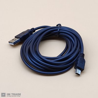 Кабель USB-мiniUSB AF-5P  3,0 M