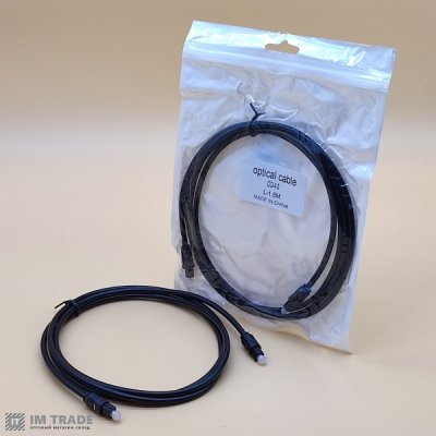 Кабель звуковий оптичний TOSLINK 1.5m