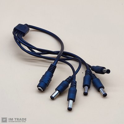 кабель питания гнездо 5,5/2,1 на 5 штекера 5,5/2,1