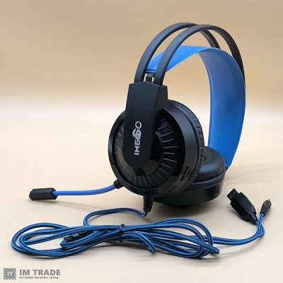 Навушники IMENSO IMS-E1008 RGB (Сині)
