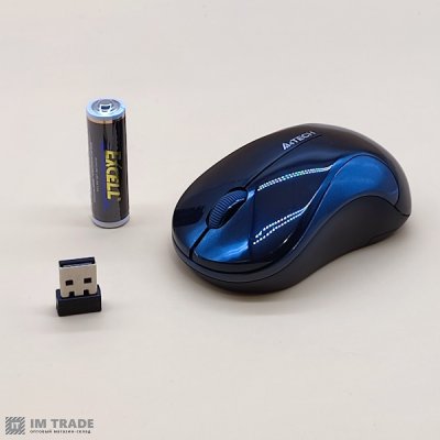 Миша A4Tech G3-270N Black+Grey, USB V-TRACK