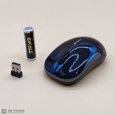 Миша A4Tech G3-300N Black, USB V-TRACK