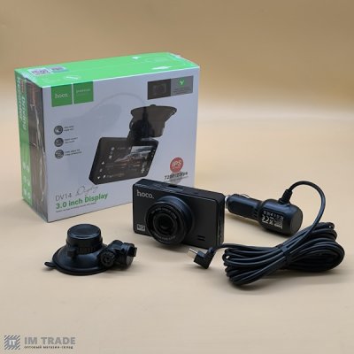 Відеореєстратор HOCO DV14 3-inch screen display driving recorder(720P)									