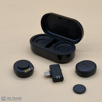 Бездротова мікрофонна система ACEFAST R3 dual-mic (Type-C) Black