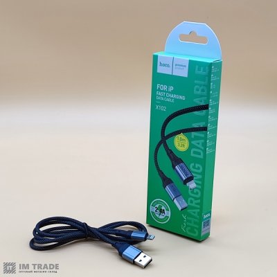 кабель Iphone 5G 1м HOCO X102 Fresh