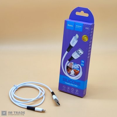 кабель Iphone 5G 1м Hoco X82 білий