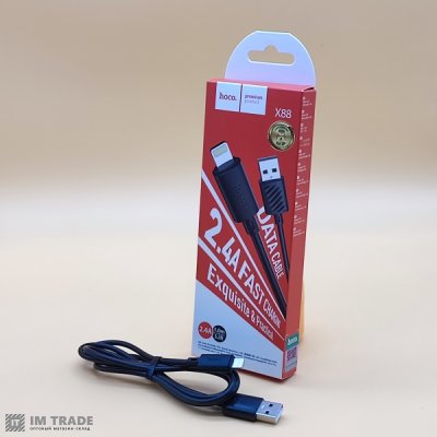 кабель Iphone 5G 1м Hoco X88 Gratified