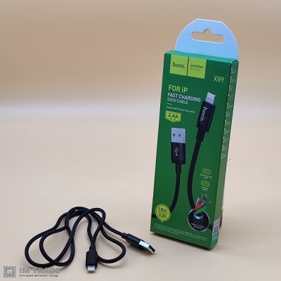 кабель Iphone 5G 1м Hoco X89 Wind (ткань)