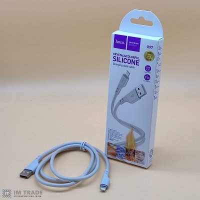 кабель Iphone 5G 1м Hoco X97 Crystal color