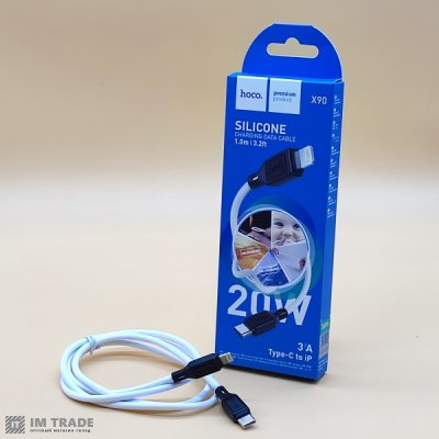 кабель Type-C to Lightning PD 1м Hoco X90 silicone