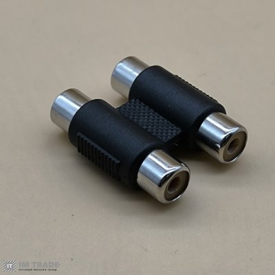 Перехідник 2 RCA (гнездо) /  2 RCA (гнездо)