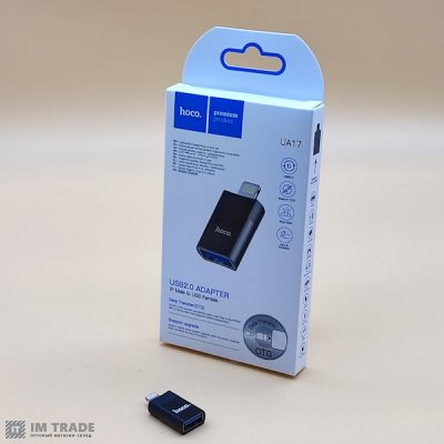 Переходник OTG Lightning HOCO UA17