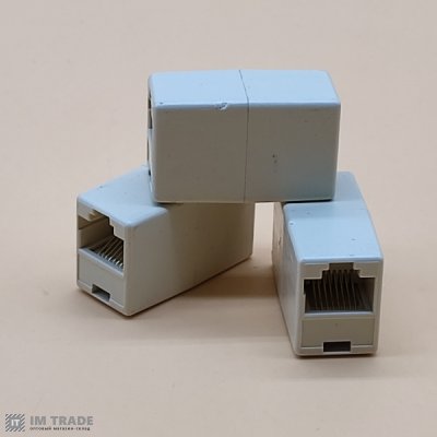 Соединитель RJ45 8P8C (1 мама - 1 мама)