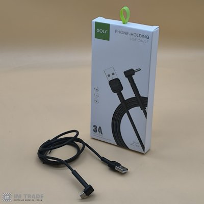 Кабель USB / TYPE-C  1м Golf GC-69 L-Shape  3.0A