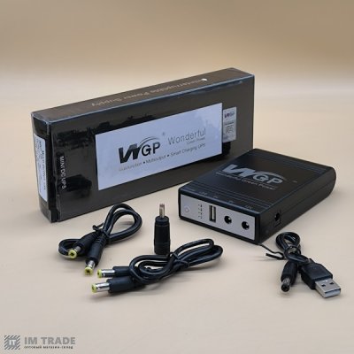 UPS джерело безперебійного живлення Mini UPS WGP power bank для роутера 10400mAh