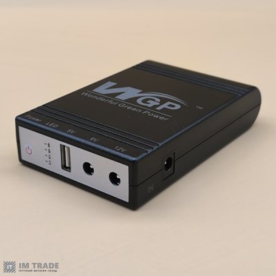 UPS джерело безперебійного живлення Mini UPS WGP power bank для роутера 10400mAh