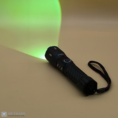 Ліхтар акум BL-M11R-4TG (біле,зелен.,червон.,синє) ZOOM  +LCD,18650 4р.