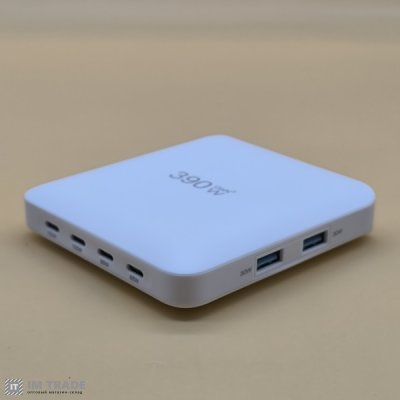 Мережева зарядна станція GAN5pro YMS-390W чорний (2Type-C-100W+2Type-C-65W+2USB30W)