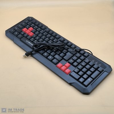 Клавіатура Esperanza Wired EGK102 USB Red