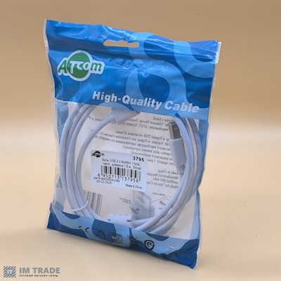 Кабель принтера  АМВМ (USB) 1,8 м Atcom  