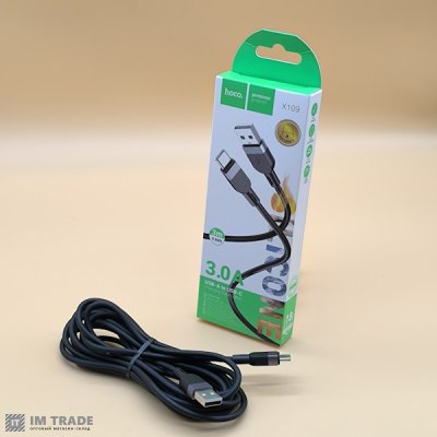 Кабель USB / TYPE-C  3м Hoco X109 silicone