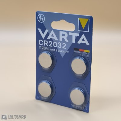 CR VARTA 2032 (уп 4 шт) ціна за шт.