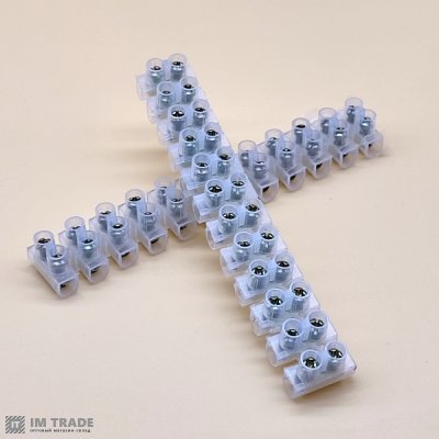 Клемна колодка X3 - 1012 ділима до 20 А, 20 мм кв (ціна за 12 секцій)