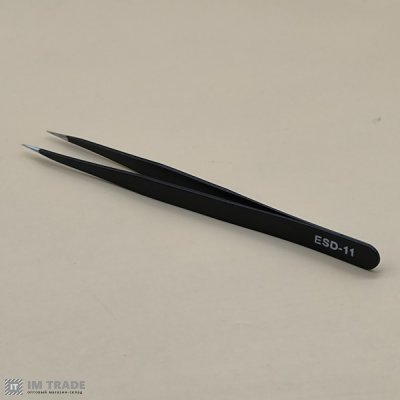 Пінцет ультратонкий із сталі ESD - 11
