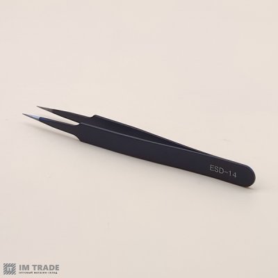Пінцет ультратонкий із сталі ESD - 14