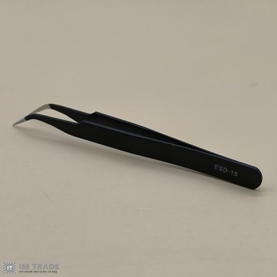 Пінцет ультратонкий із сталі ESD - 15