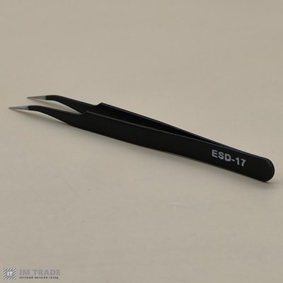 Пінцет ультратонкий із сталі ESD - 17