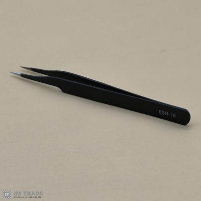 Пінцет ультратонкий із сталі ESD - 18