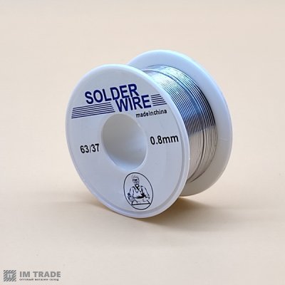 Припой проволока  50 г  0,8 мм 63Sn/37Pb