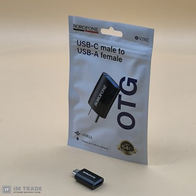 Переходник OTG TYPE C BOROFONE BV26C