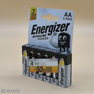 LR-6 ENERGIZER  Alkaline Power ціна за шт..замовлення кратно 6