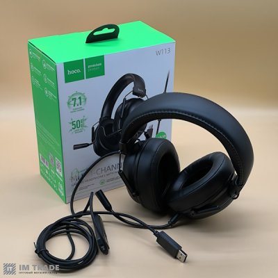 Навушники HOCO W113 чорні 