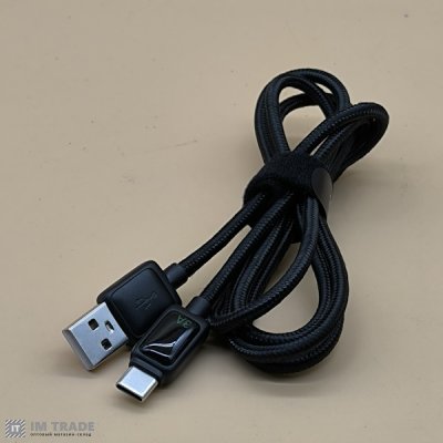 Кабель USB / TYPE-C  1м Hoco U146 чорний