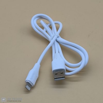 кабель Iphone 5G 1м HOCO X124 silicone білий