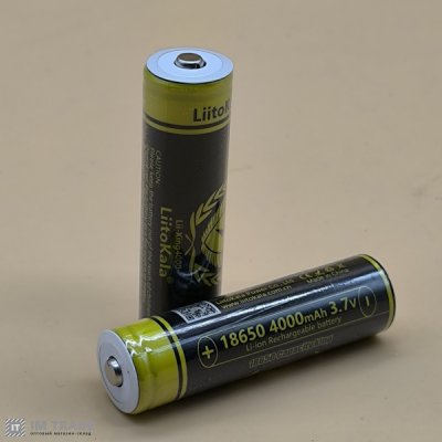 Акумулятор 18650 LiitoKala 4000mAh 3,7V (KING4000-JT) +