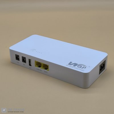UPS джерело безперебійного живлення Mini UPS WGP POE04 power bank для роутера 8800 mAh