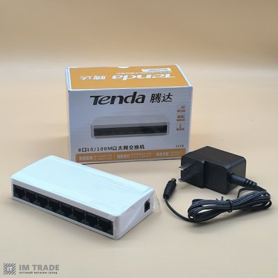 Коммутатор Tenda S108 8 port 10/100BaseTX