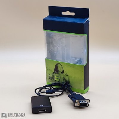 Конвертер VGA+AV на HDMI